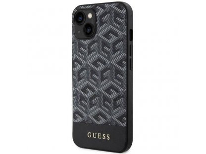 Originální pouzdro GUESS MAG GCUBE pro iPhone 14 - hnědé