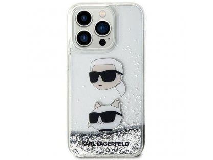 Original faceplate case KARL LAGERFELD KLHCN61LDHKCNS for iPhone 11 (Liquid Glitter KC / white)