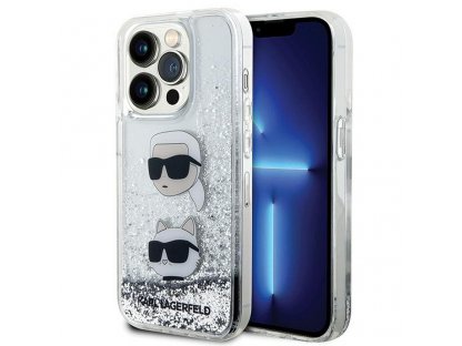 Original faceplate case KARL LAGERFELD KLHCN61LDHKCNS for iPhone 11 (Liquid Glitter KC / white)