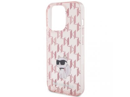 Original faceplate case KARL LAGERFELD KLHCP15LHNCMKLP for iPhone 15 PRO (Monogram / pink)