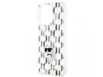 Original faceplate case KARL LAGERFELD KLHCP15LHNCMKLT for iPhone 15 PRO (Monogram / transaprent)