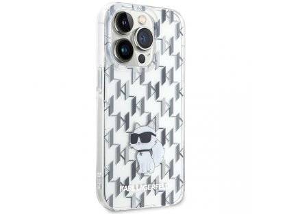 Original faceplate case KARL LAGERFELD KLHCP15LHNCMKLT for iPhone 15 PRO (Monogram / transaprent)