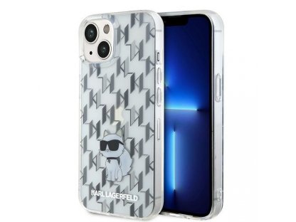 Originální pouzdro KARL LAGERFELD pro iPhone 15 (Monogram / transaprentní)