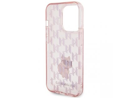 Original faceplate case KARL LAGERFELD KLHCP15XHNCMKLP for iPhone 15 PRO MAX (Monogram / pink)