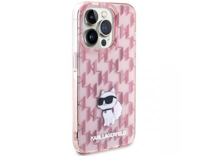 Original faceplate case KARL LAGERFELD KLHCP15XHNCMKLP for iPhone 15 PRO MAX (Monogram / pink)