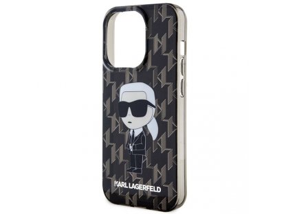 Original faceplate case KARL LAGERFELD KLHCP15XHNKMKLK for iPhone 15 PRO MAX (Ikonik Monogram / black)