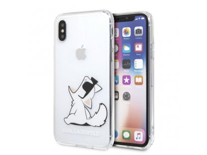 Originální pouzdro KARL LAGERFELD pro iPhone X / XS - transparentní