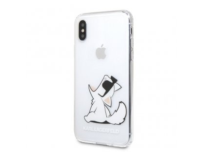 Originální pouzdro KARL LAGERFELD pro iPhone X / XS - transparentní