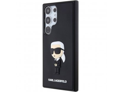 Pouzdro KARL LAGERFELD (3D RUBBER IKONIK NFT) pro SASMSUNG S24 Ultra - černé