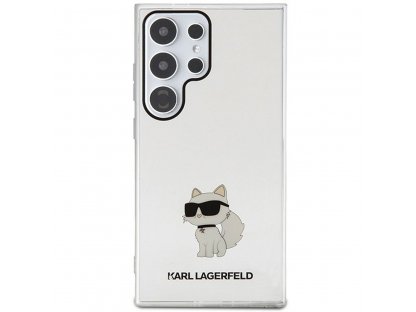 Pouzdro KARL LAGERFELD IML NFT CHOUPETTE pro SASMSUNG S24 Ultra - transparentní