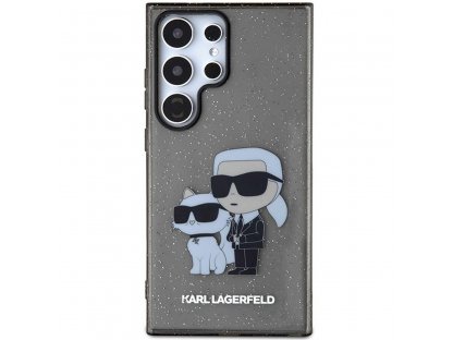 Pouzdro KARL LAGERFELD IML GLIT NFT K&amp;C pro SASMSUNG S24 Ultra - černé