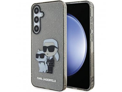 Pouzdro KARL LAGERFELD (IML GLIT NFT K&amp;C) pro SASMSUNG S24 Plus - černé