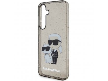 Pouzdro KARL LAGERFELD (IML GLIT NFT K&amp;C) pro SASMSUNG S24 Plus - černé