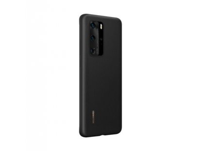 Original Silikonové pouzdro pro Huawei P40 černé (EU Blister)