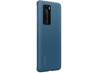 Original Silikonové pouzdro pro Huawei P40 Pro modré (EU Blister)