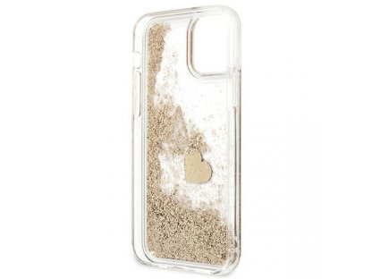 Originální zadní kryt pro iPhone 12/12 Pro zlatý Glitter Charms