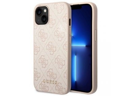 Originální zadní kryt pro iPhone 14 Plus 6,7" růžový 4G Metal Gold Logo