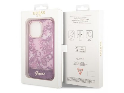 Originální zadní kryt pro iPhone 14 Pro 6,1" fuchsiová Porcelain Collection