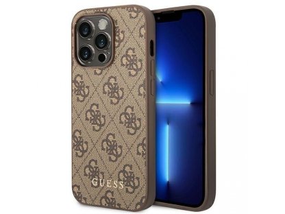 Originální zadní kryt pro iPhone 14 Pro 6,1" hnědý 4G Metal Gold Logo