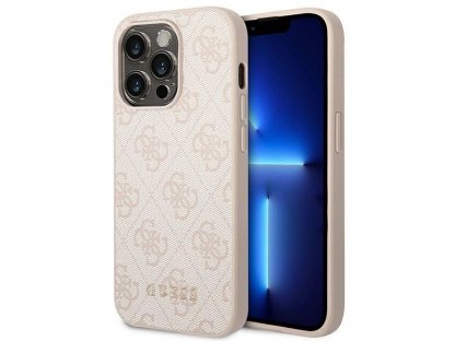 Originální zadní kryt pro iPhone 14 Pro 6,1" růžový 4G Metal Gold Logo