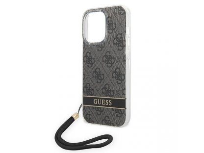 Originální zadní kryt pro iPhone 14 Pro Max 6,7" černý 4G Print Strap