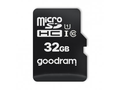 Paměťová karta Goodram Microcard 32 GB micro SD HC UHS-I class 10, SD adaptér (M1AA-0320R12)