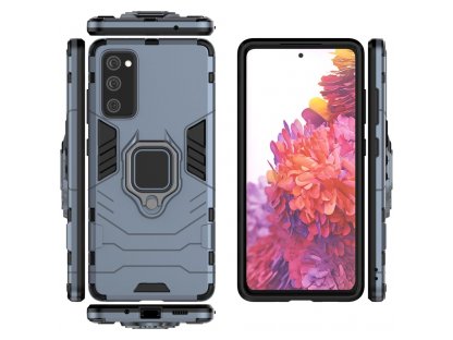 Pancéřové hybridní pouzdro Ring Armor + magnetický držák Samsung Galaxy S20 FE 5G černé