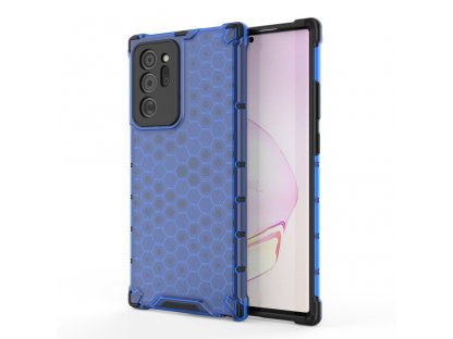 Pancéřové pouzdro Honeycomb s gelovým rámečkem Samsung Galaxy Note 20 Ultra blue