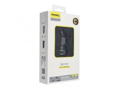 PAVAREAL car charger  Type C PD 20W + USB 3A PA-CC67 black