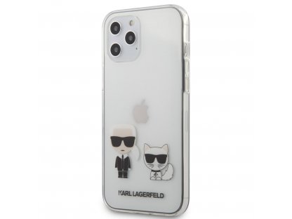 PC/TPU Karl &Choupette Pouzdro pro iPhone 12 Pro Max průsvitné