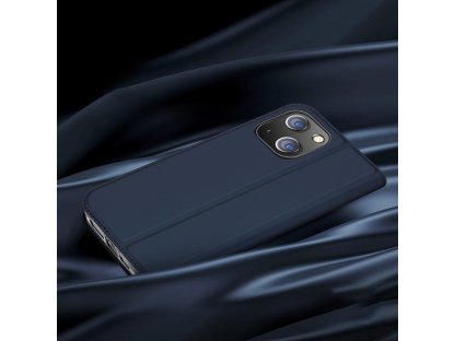 Peněženka Dux Ducis Skin Pro pro iPhone 15 Plus – modrá