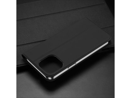 Peněženka Dux Ducis Skin Pro pro iPhone 15 Plus – modrá