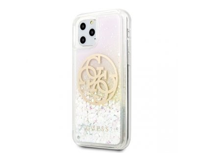 Pevné pouzdro na iPhone 11 Pro - Gradient Liquid Glitter Circle Logo