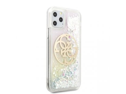 Pevné pouzdro na iPhone 11 Pro - Gradient Liquid Glitter Circle Logo