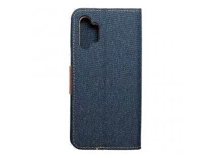 Plátěné pouzdro na knihu pro SAMSUNG A32 5G navy blue