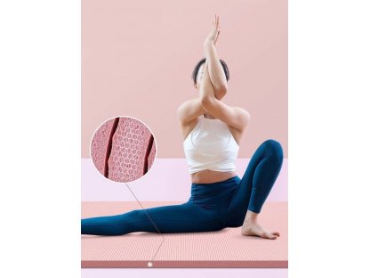 Podložka na cvičení 181 cm x 63 cm x 1 cm joga pilates modrá (WNSP-BLUE)