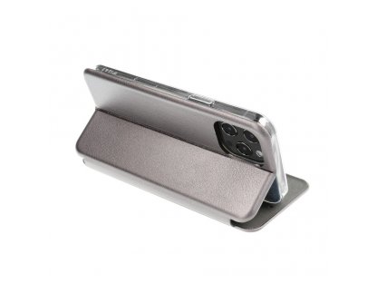 Pouzdro Book Elegance Samsung A51 šedé