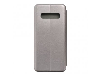 Pouzdro Book Elegance Samsung S10 Plus šedé
