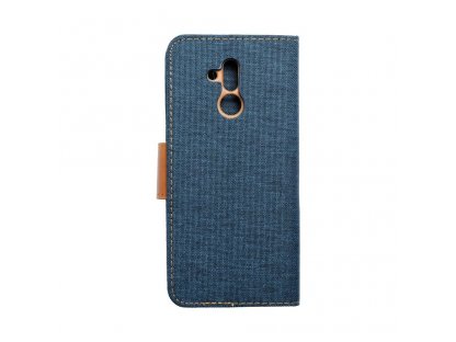 Pouzdro Canvas Book pro HUAWEI Mate 20 Lite navy blue