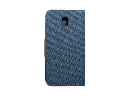 Pouzdro Canvas Book pro Samsung Galaxy J5 2017 navy blue