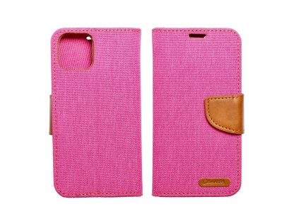 Pouzdro Canvas Book pro SAMSUNG Galaxy S21 Ultra pink