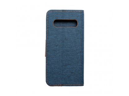 Pouzdro Canvas Book pro Samsung S10 navy blue