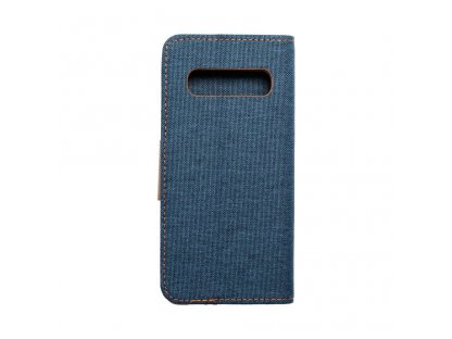 Pouzdro Canvas Book pro Samsung S10 navy blue