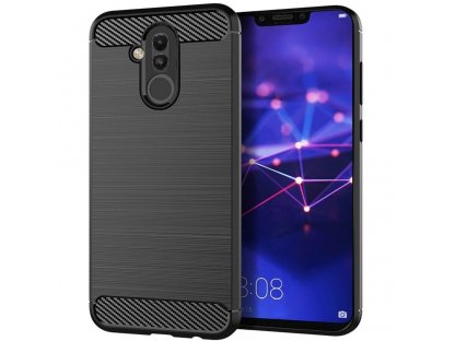 Pouzdro CARBON pro HUAWEI Mate 20 LITE černé