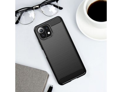 Pouzdro CARBON pro XIAOMI Mi 11i / Poco F3 / Poco F3 Pro / Redmi K40 / Redmi K40 Pro - černé