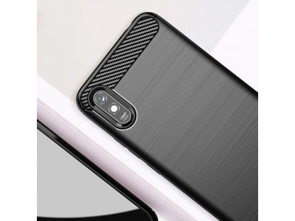 Pouzdro Carbon Xiaomi Redmi 9A černé