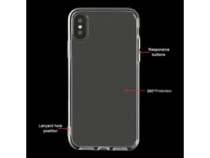 Pouzdro Clear Case 2mm Box iPhone X / XS