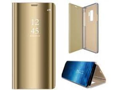 Pouzdro Clear View na Samsung Galaxy S9 Plus zlaté