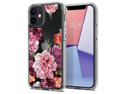 Pouzdro Cyrill Cecile iPhone 12 Mini růžové květiny