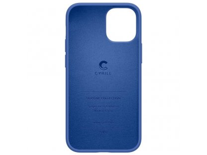 Pouzdro Cyrill Silicone iPhone 12 Mini modré